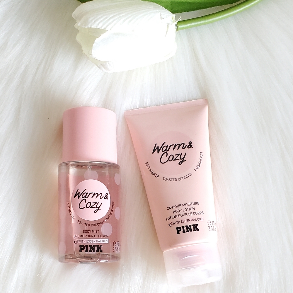 ☀️PINK VICTORIA'S SECRET BEAUTY SET (Travel Size) - Picture 1 of 4